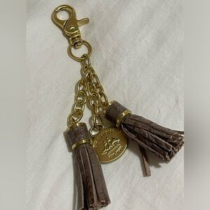 Brahim Genuine Leather Melbourne Croc Purse Charm